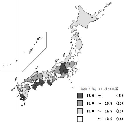 全国 空き家率